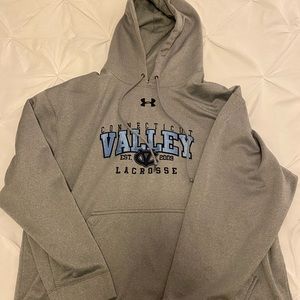 Grey Connecticut Lacrosse Under Armour Sweatshirt